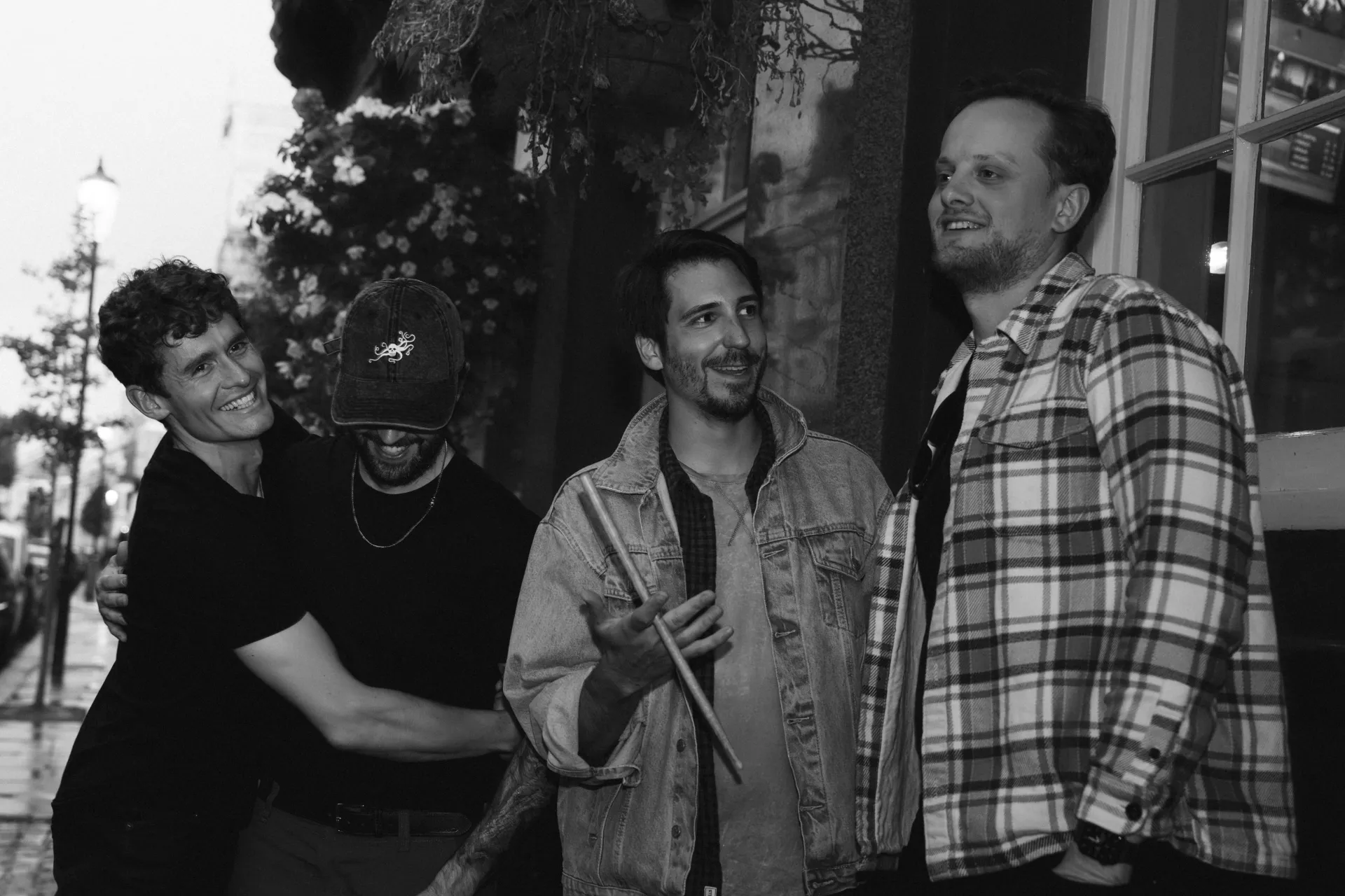 As Rome Burns backstage before a London show