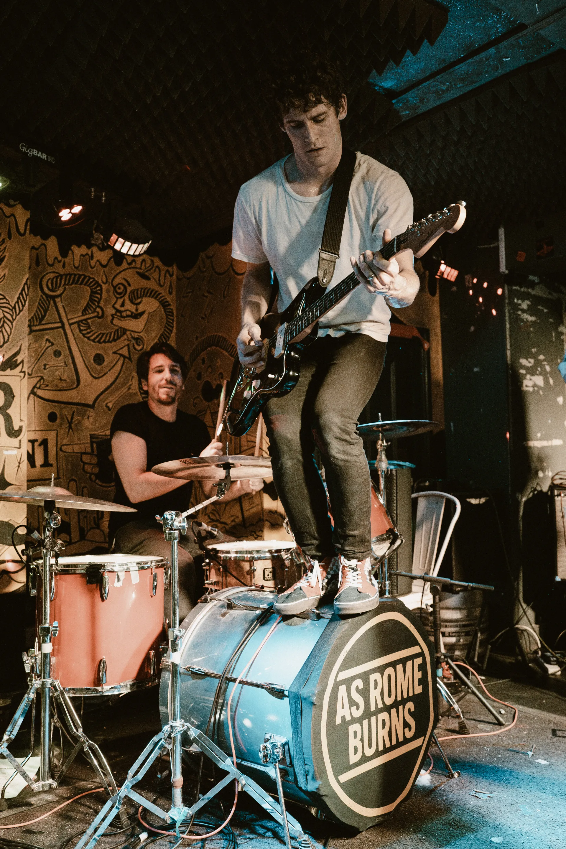 As Rome Burns performing live on stage in London