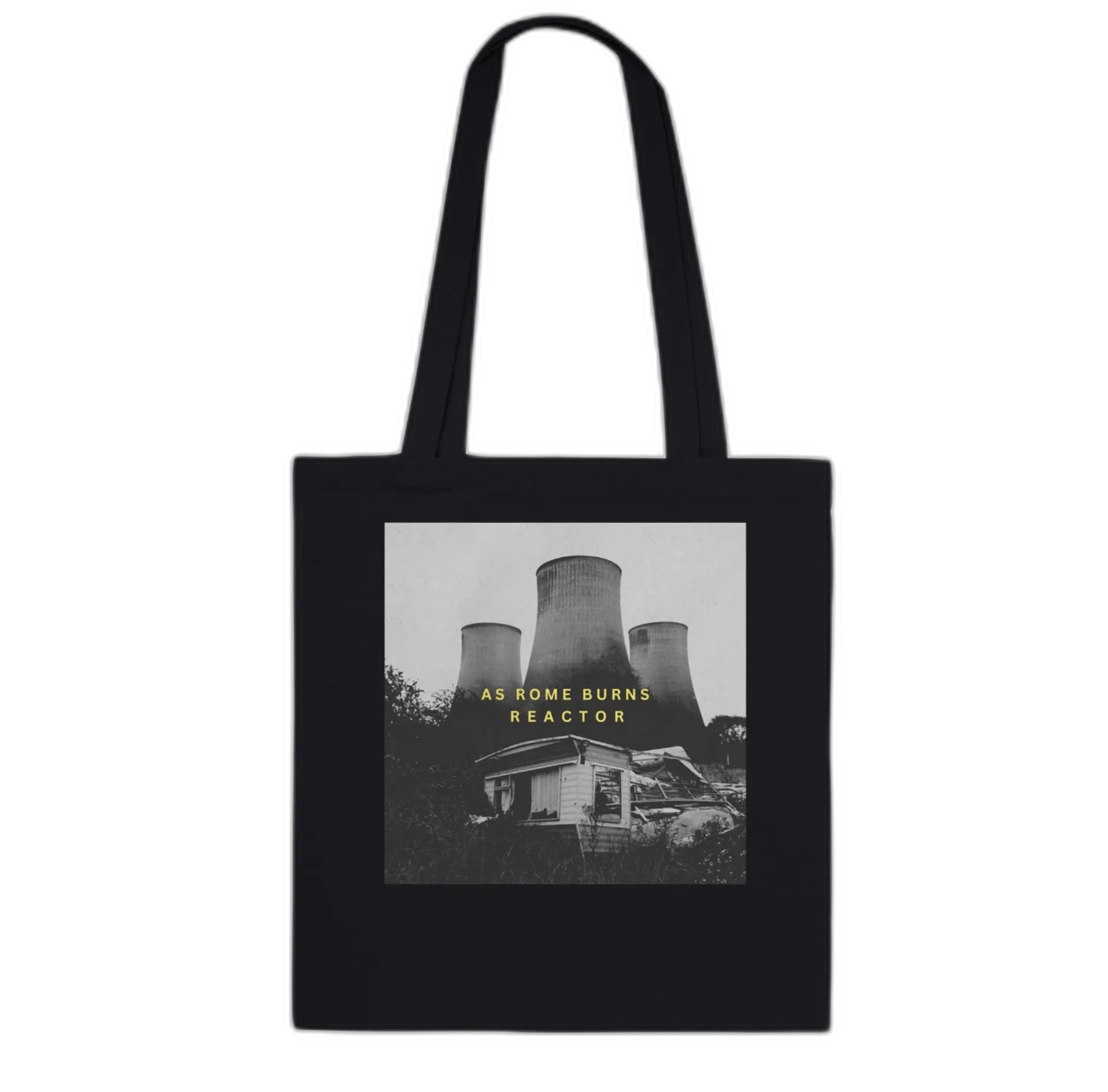 Black Reactor Tote Bag with the EP artwork